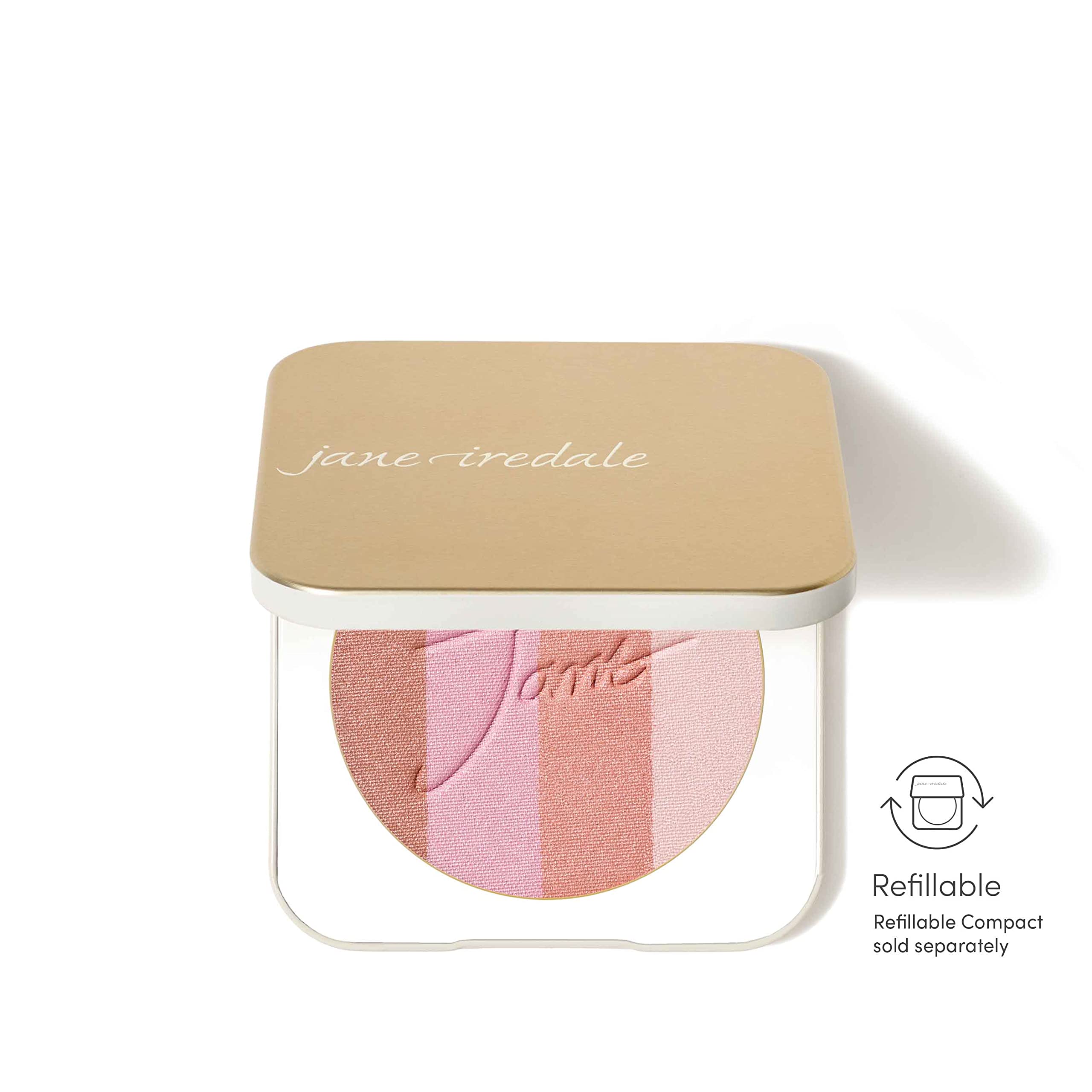 Jane Iredale PureBronze shimmer bronzer swatch 2 showing highlighter potential.