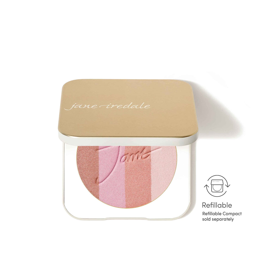 Jane Iredale PureBronze shimmer bronzer swatch 2 showing highlighter potential.