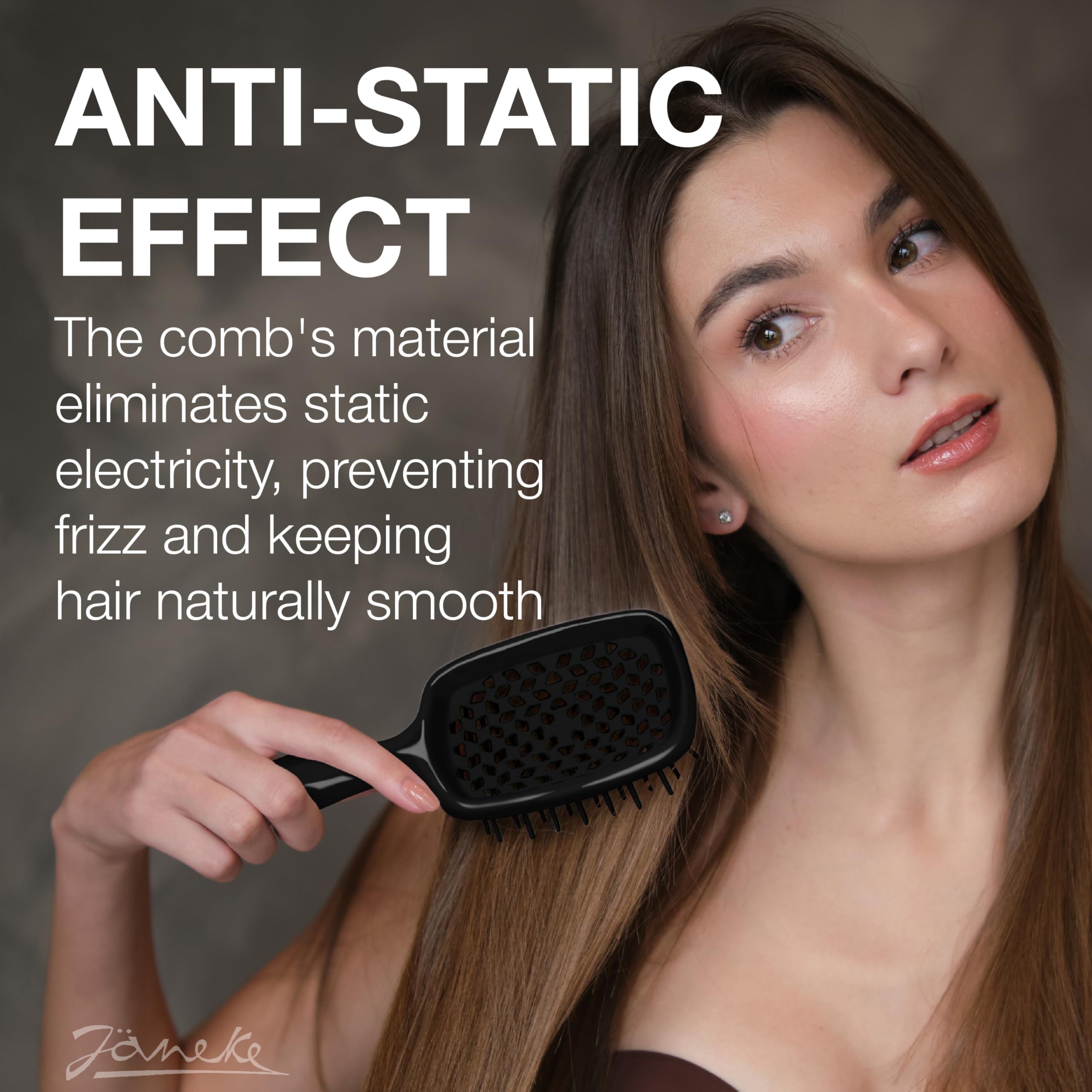 Janeke Superbrush heat-resistant styling helps prevent warping under heat