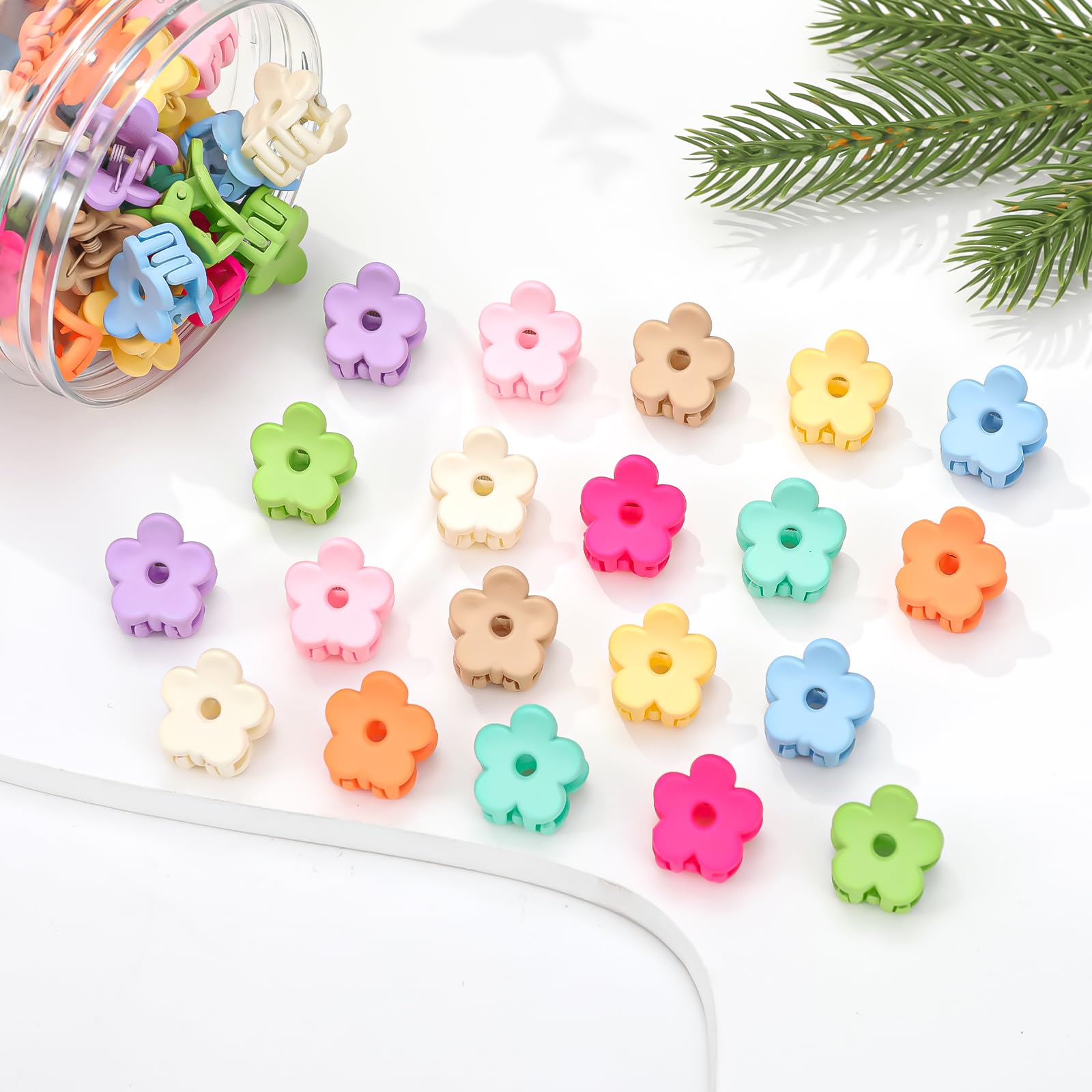 JANFUN jar packaging mini clips storage keeps clips organized and portable