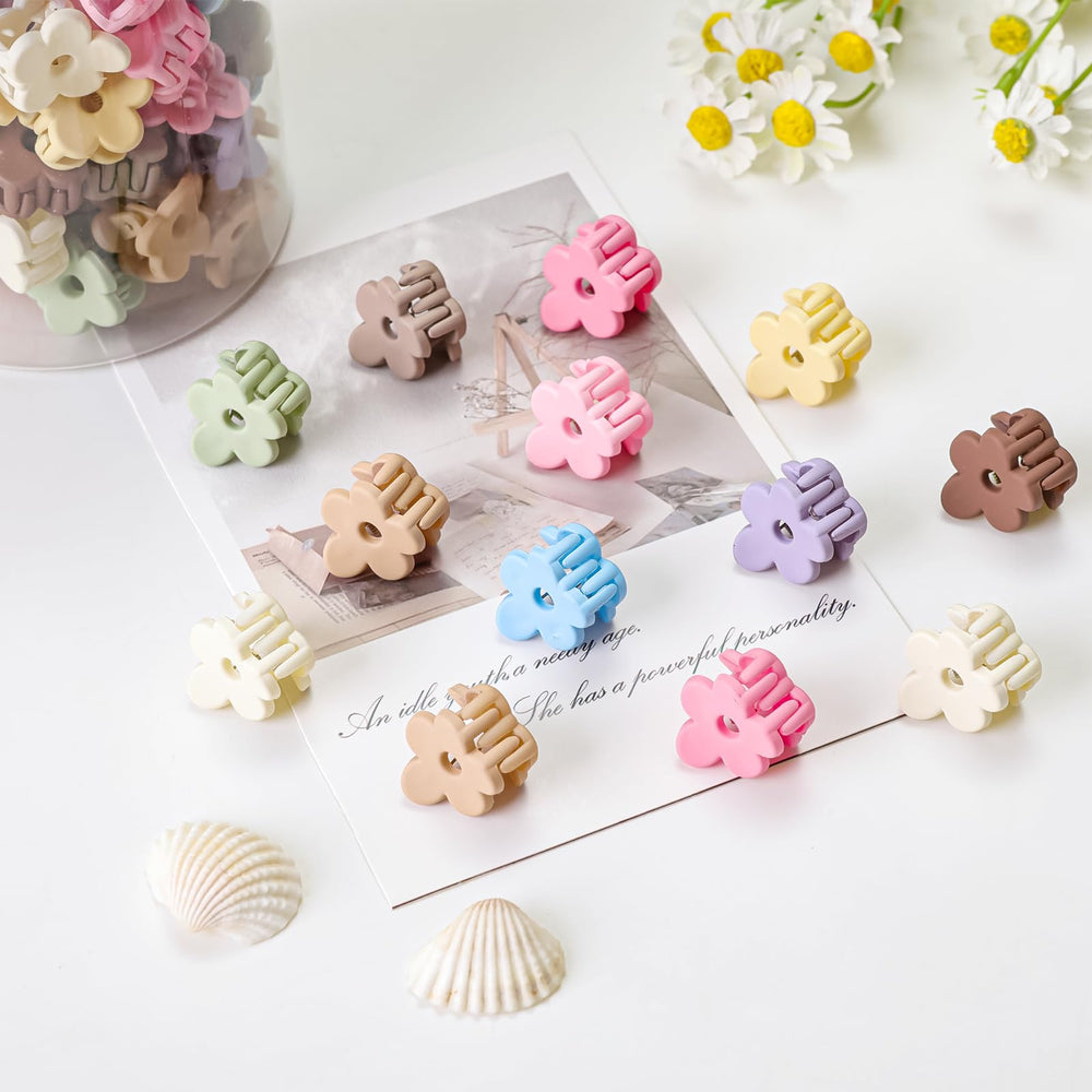 JANFUN color assortment clips brighten toddler hairstyles for school days and outings