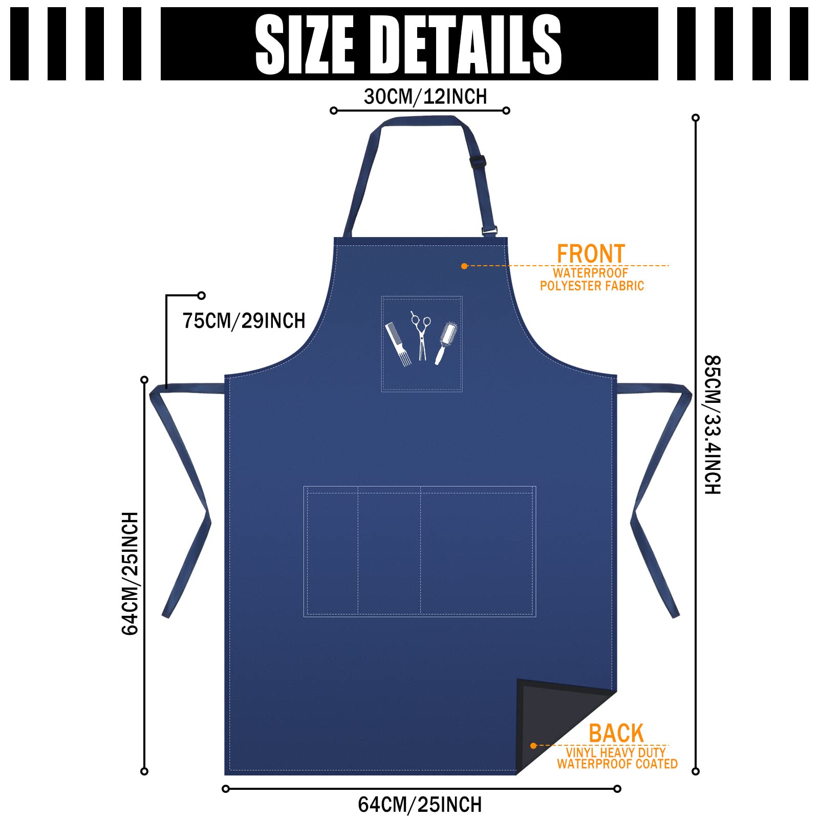 Janmercy apron set packaging included, practical gift for stylists