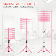 JANMPASK braiding rack collapsible triangle base ensures stable setup for precise braids