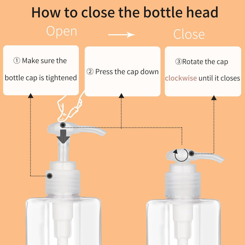 Jansburg transparent bottle for quick content checks at a glance
