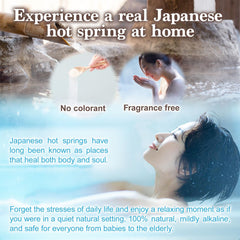 JAPAN NINJA Yunohana being added to water demonstrates an authentic warm bath ritual