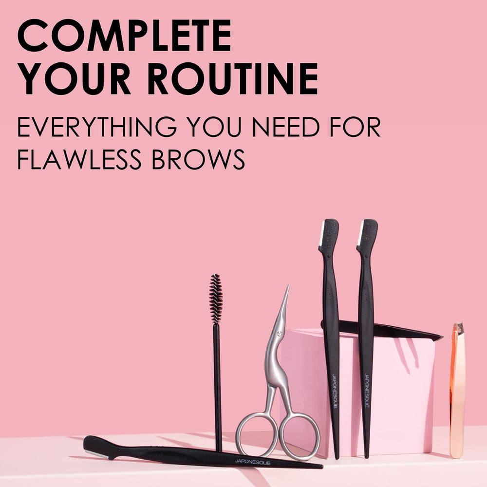 JAPONESQUE brow-care-essentials-kit combines tools for consistent upkeep.