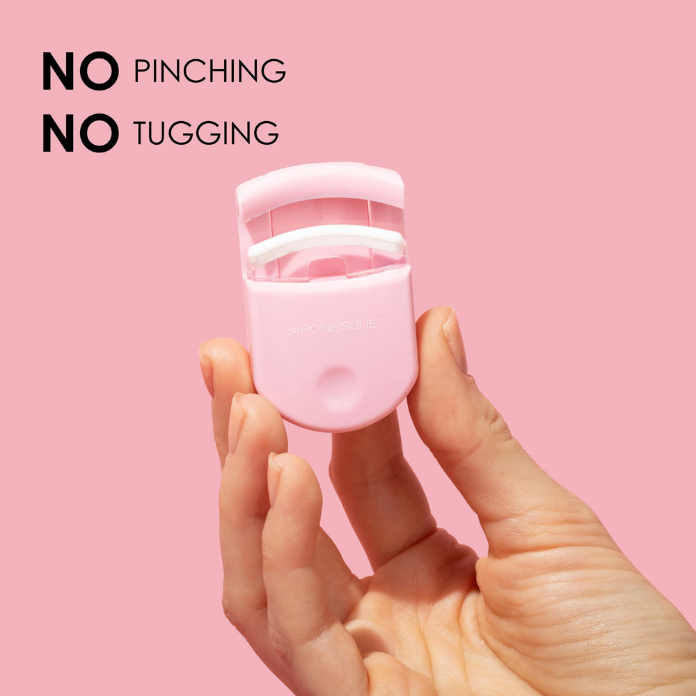 JAPONESQUE curler before mascara to boost lift.