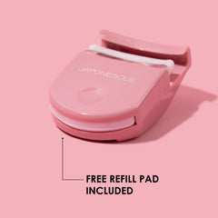 JAPONESQUE curler in purse for quick on-the-go touch-ups.
