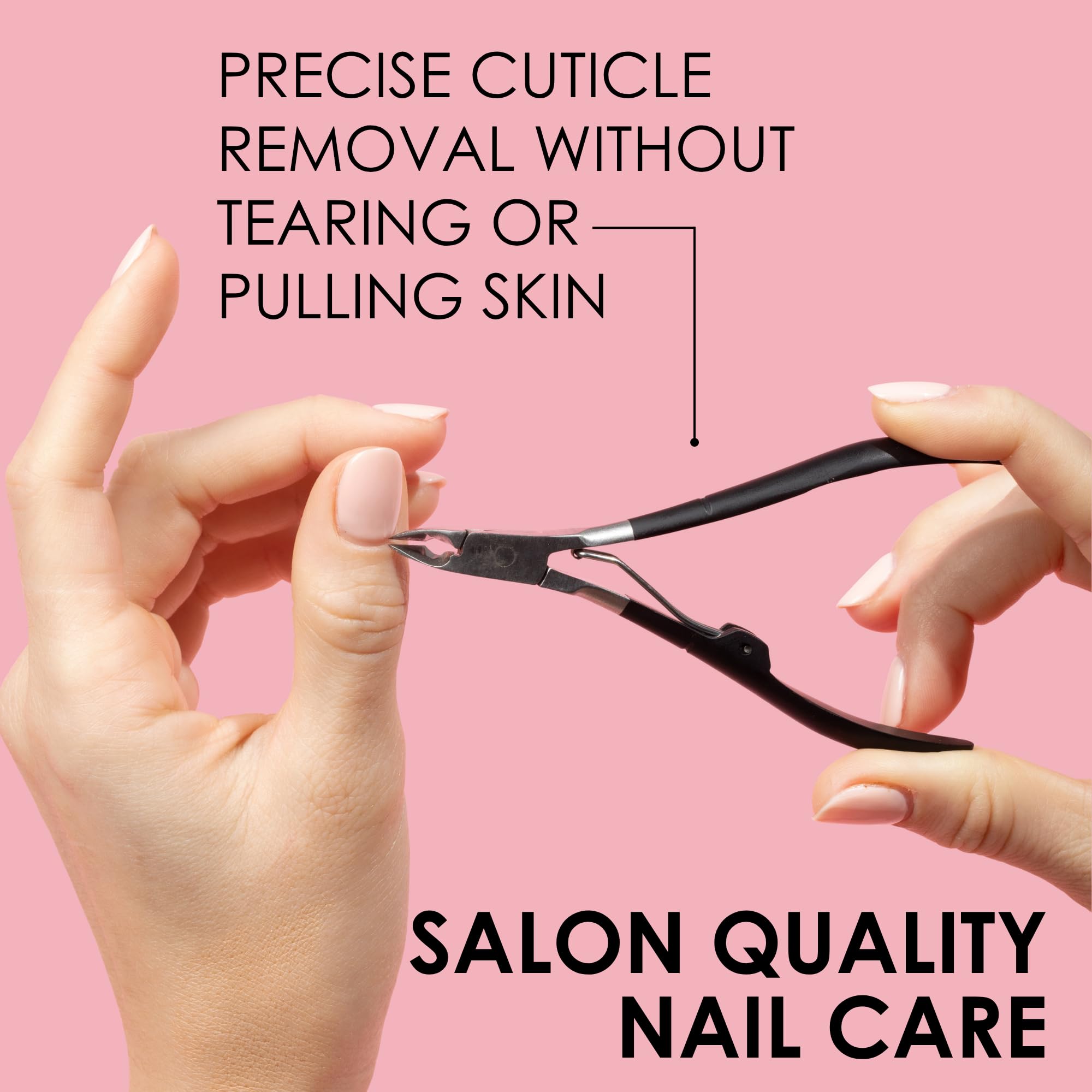 JAPONESQUE Cuticle Nipper Soft Touch stainless blades promise lasting performance and hygiene.