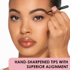 JAPONESQUE hand-sharpened tips reach hair base for thorough extraction.