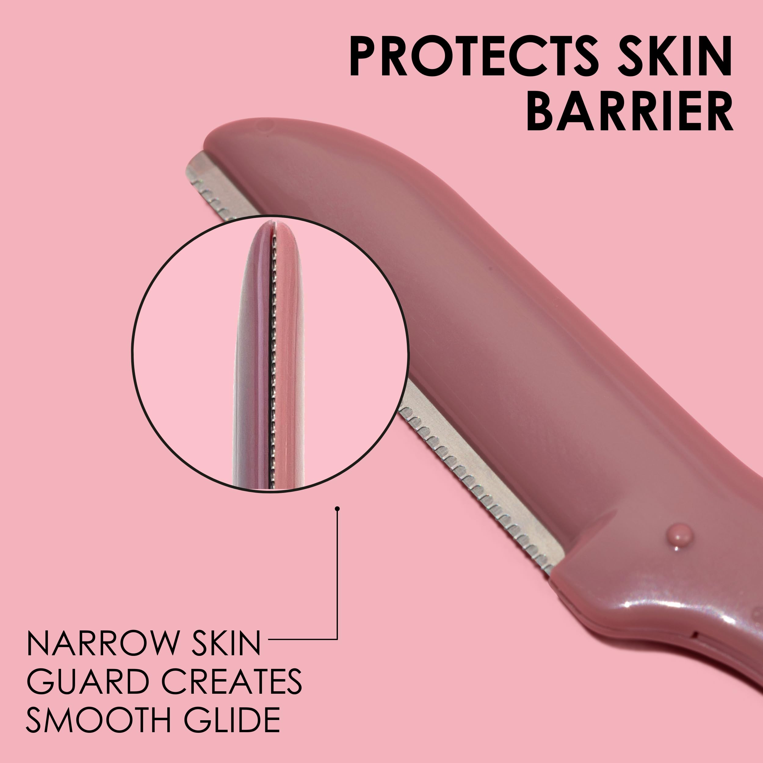 JAPONESQUE replacement blades compatible with full-size dermaplaner razors ensuring easy swap.