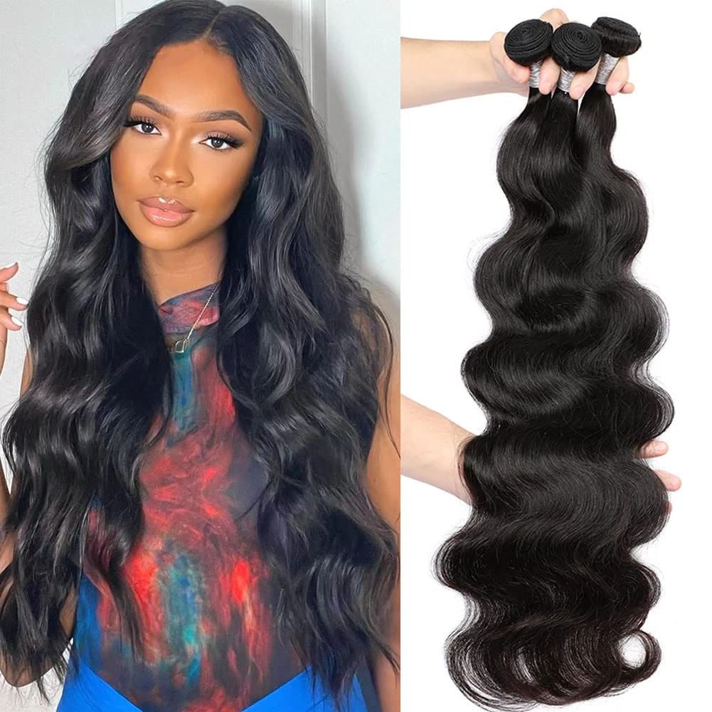 Jarama Brazilian body wave bundle 20 inch showcases natural texture for seamless sew-in results.