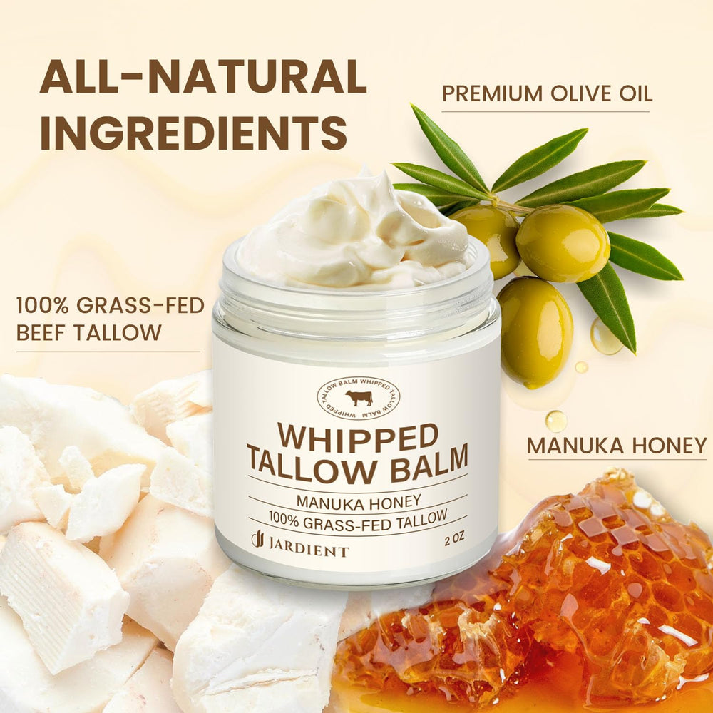 Jardient Balm ingredient highlight with olive oil for gentle, nourishing skin care.