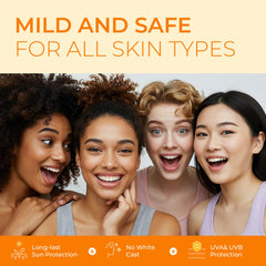 Jardient Beef Tallow Sunscreen no-white-cast image shows invisible protection
