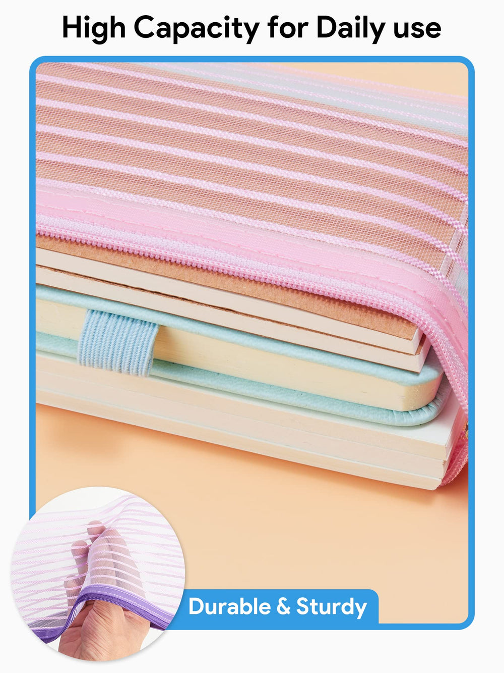 JARLINK transparent pouches for cosmetics and toiletries during travel.