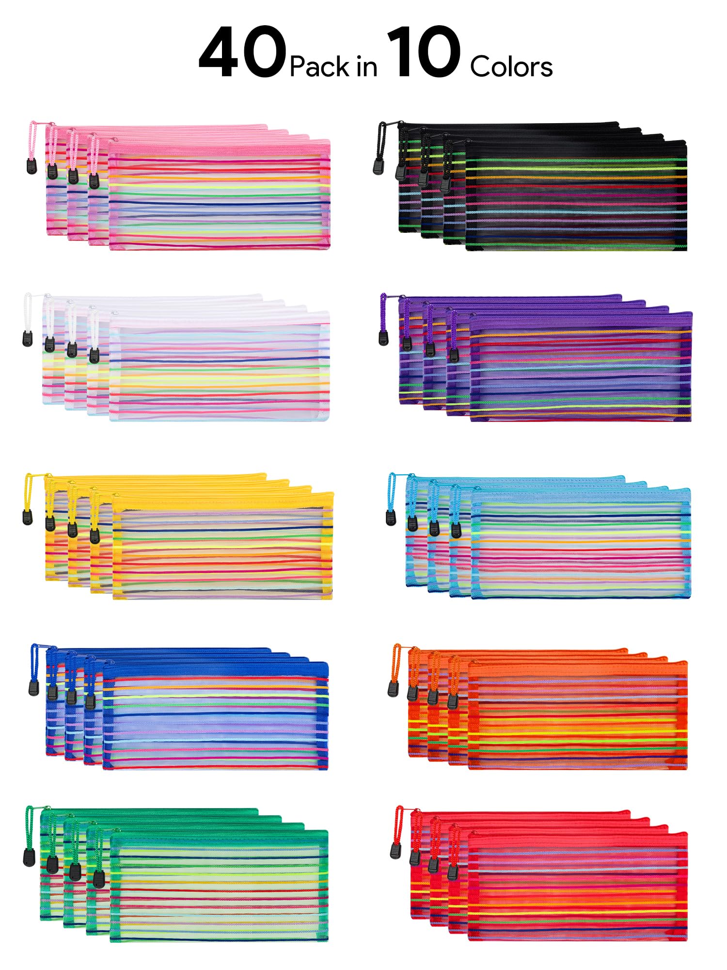 Jarlink semi-transparent pouches balance privacy with quick content ID.