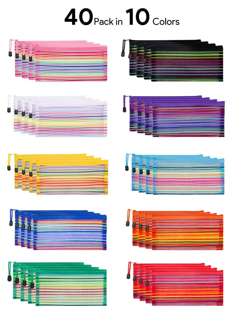 Jarlink semi-transparent pouches balance privacy with quick content ID.