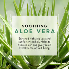JASON Aloe Vera Shower Gel closeup-texture highlights creamy lather and vitamin E benefits.