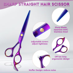 JASON Hair Scissors Pro cleaning cloth for maintenance and rust prevention