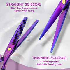 JASON Hair Scissors Pro thinning shear with 30 teeth for texture and layered styles