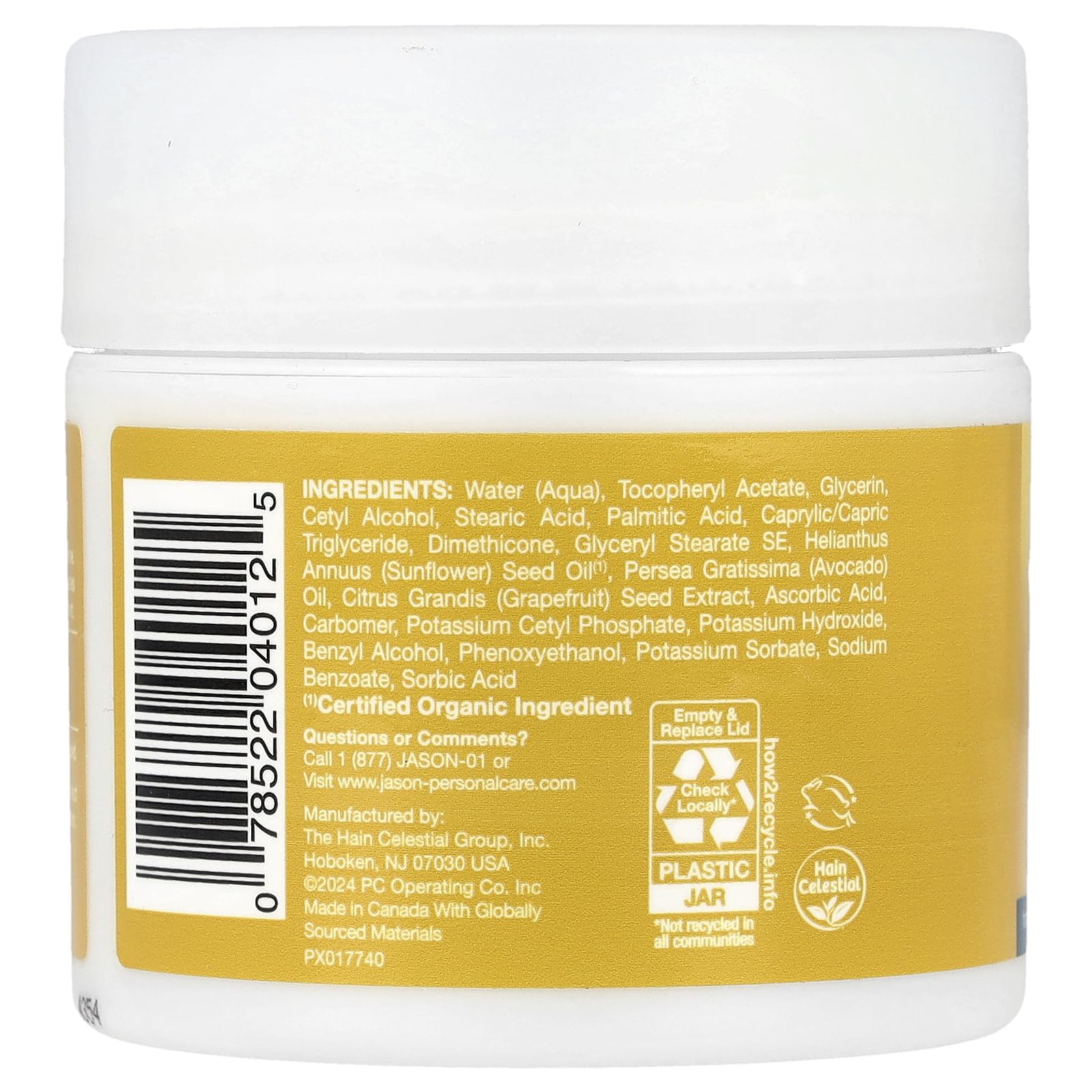 Jason Vitamin E Age Renewal Cream texture close-up highlighting smoothing moisturization