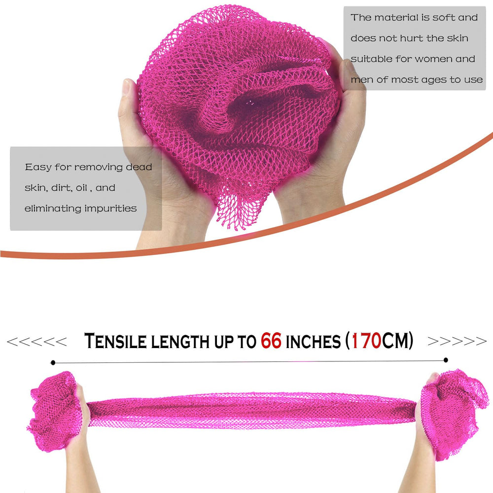 JASSINS back scrubber feature helps reach the back with ease.