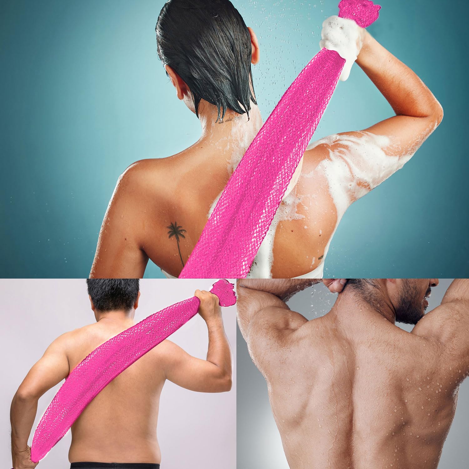JASSINS exfoliating texture aids in removing dead skin and oils.