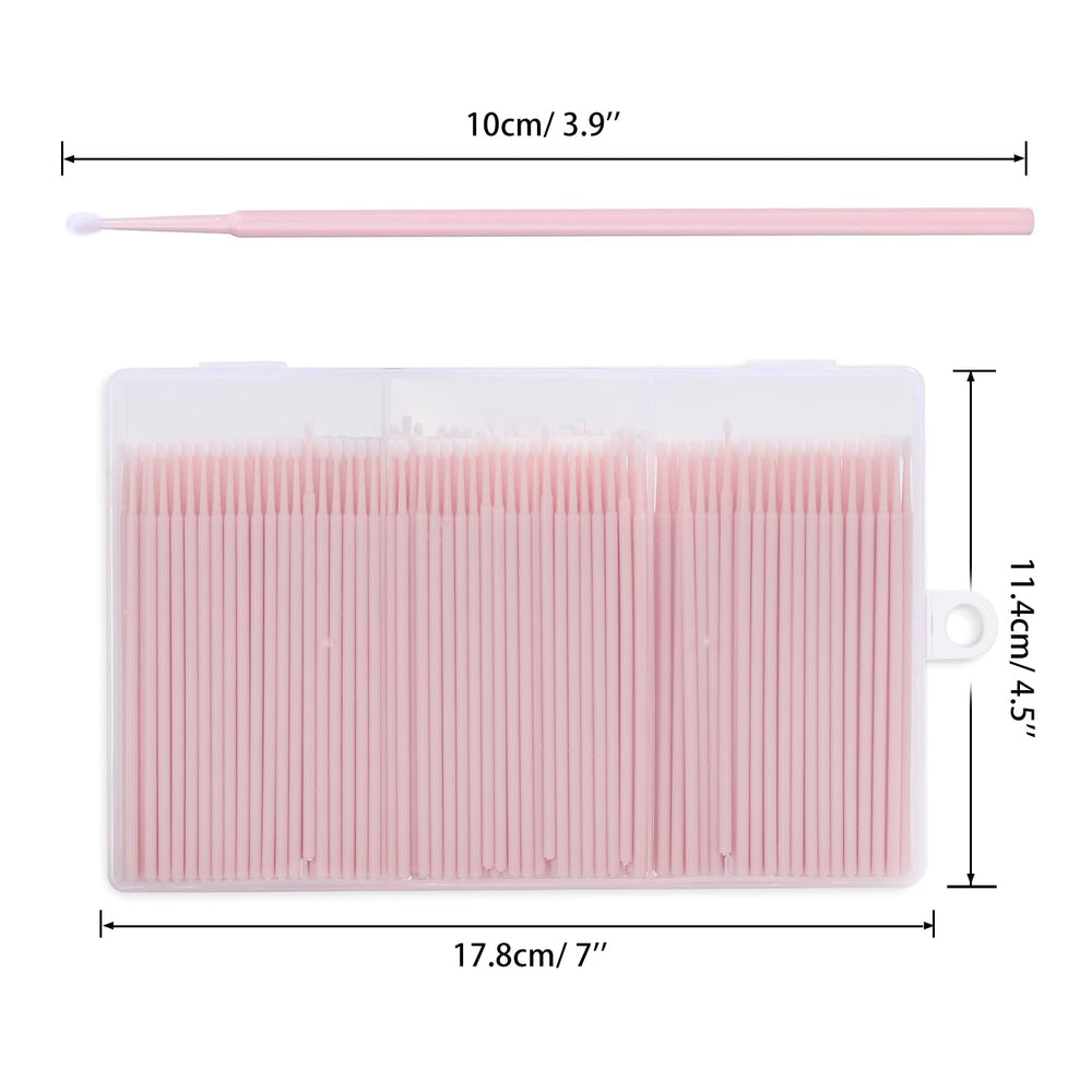 JASSINS disposable 2mm mascara swabs for controlled, neat application.