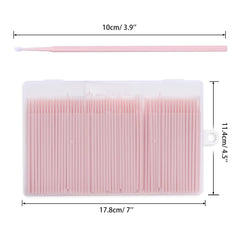 JASSINS disposable 2mm mascara swabs for controlled, neat application.