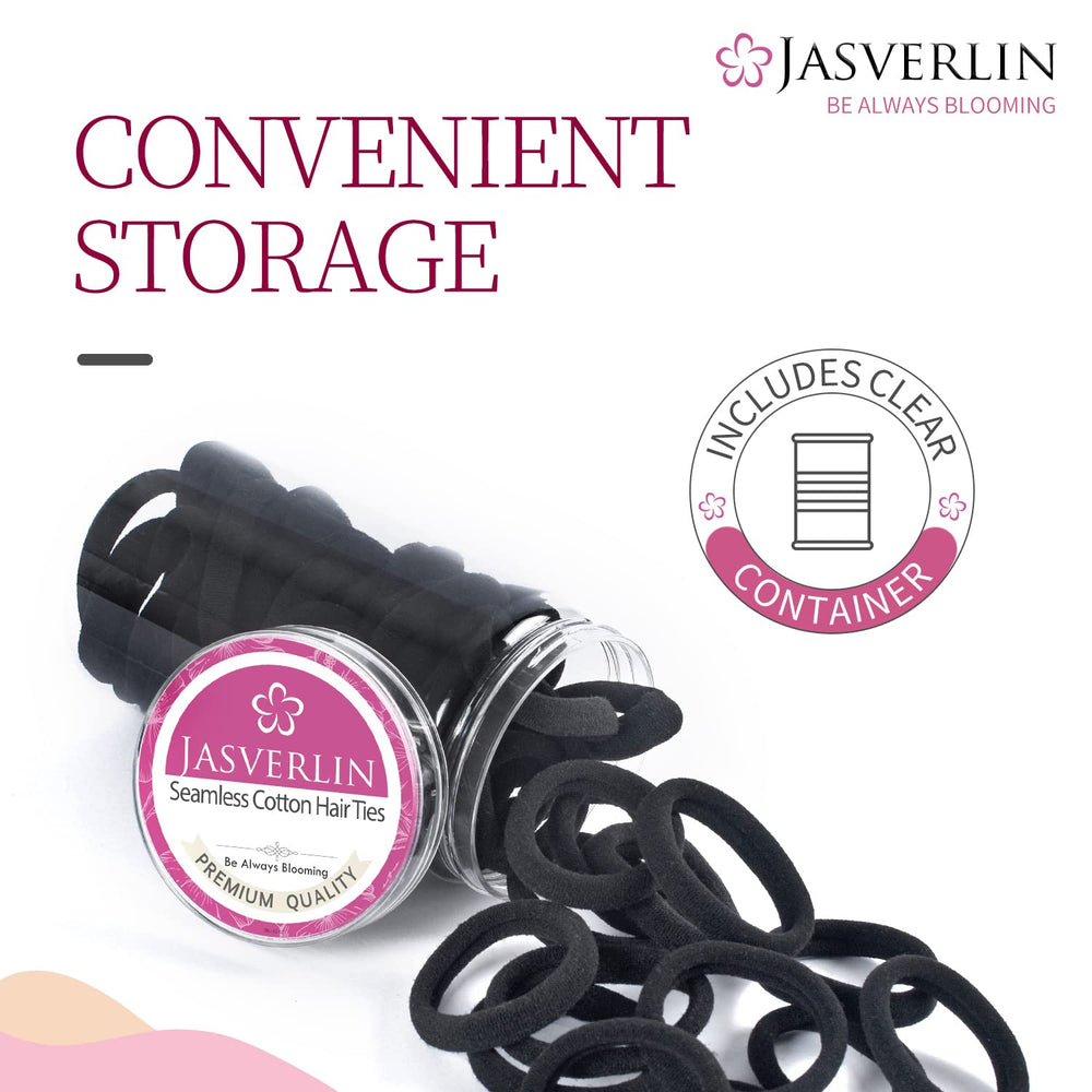 JASVERLIN daily-use hair ties offer reliable hold for thick or thin hair.