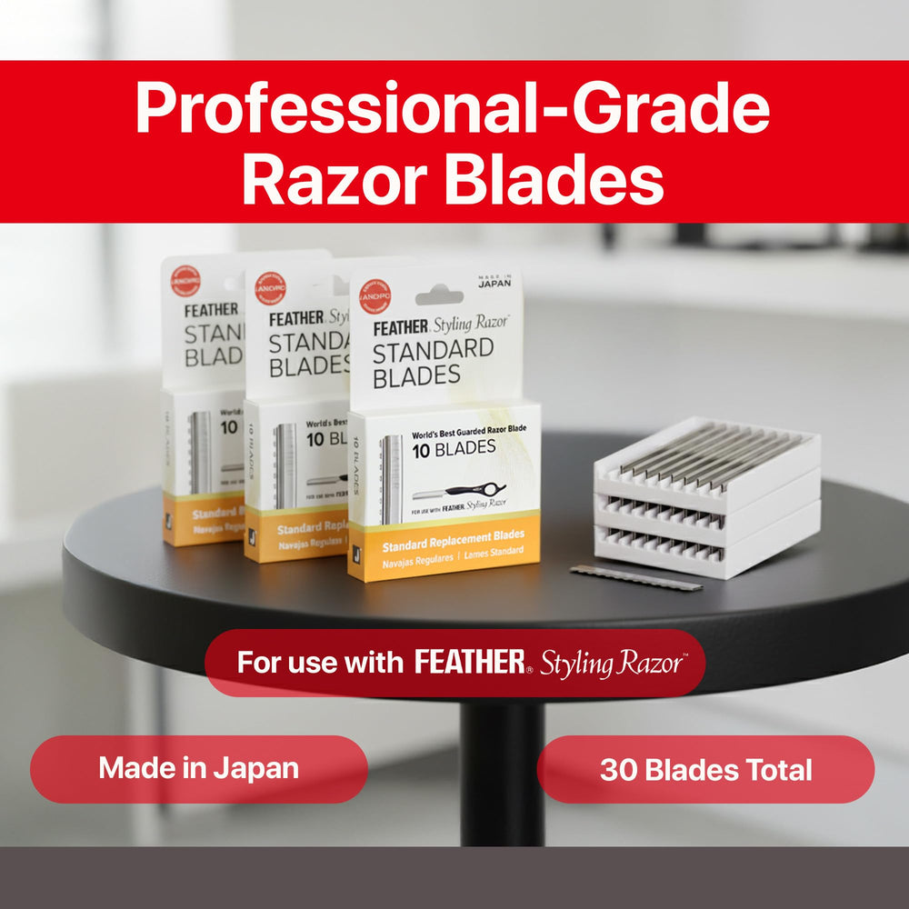 Jatai packaging shows professional-grade blades for reliable at-home or salon use.