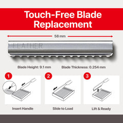 Jatai single-edge blade design delivers smooth, clean cuts for layered, textured looks.