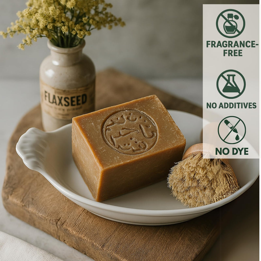 jatisse Aleppo soap traditional production closeup emphasizes craftsmanship.
