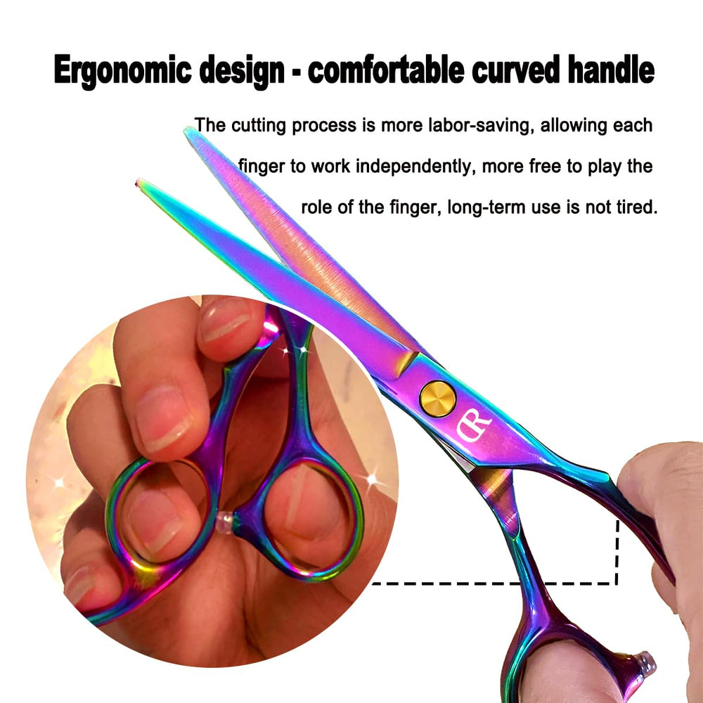 JAVENPROLIU Rainbow ergonomic handle close-up highlighting comfortable grip.