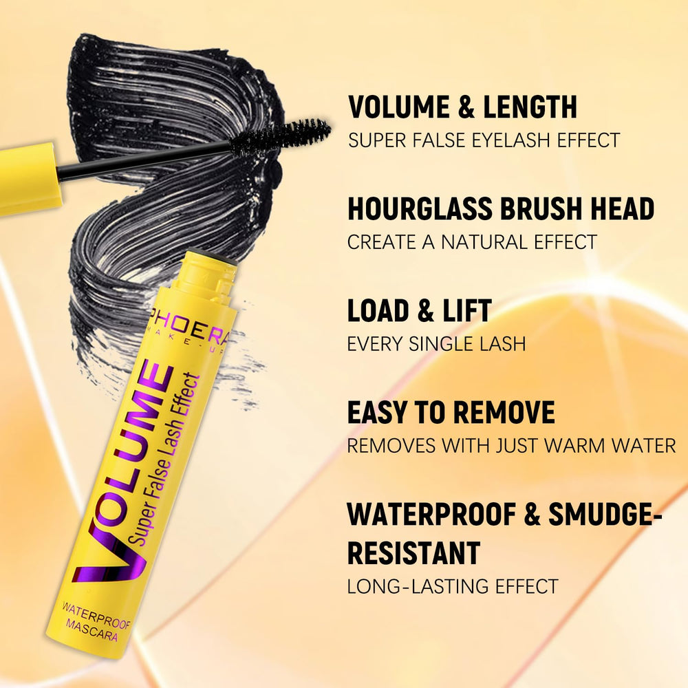 Javpav Bubble Mascara wand up close demonstrates fiber-rich formula for volume.