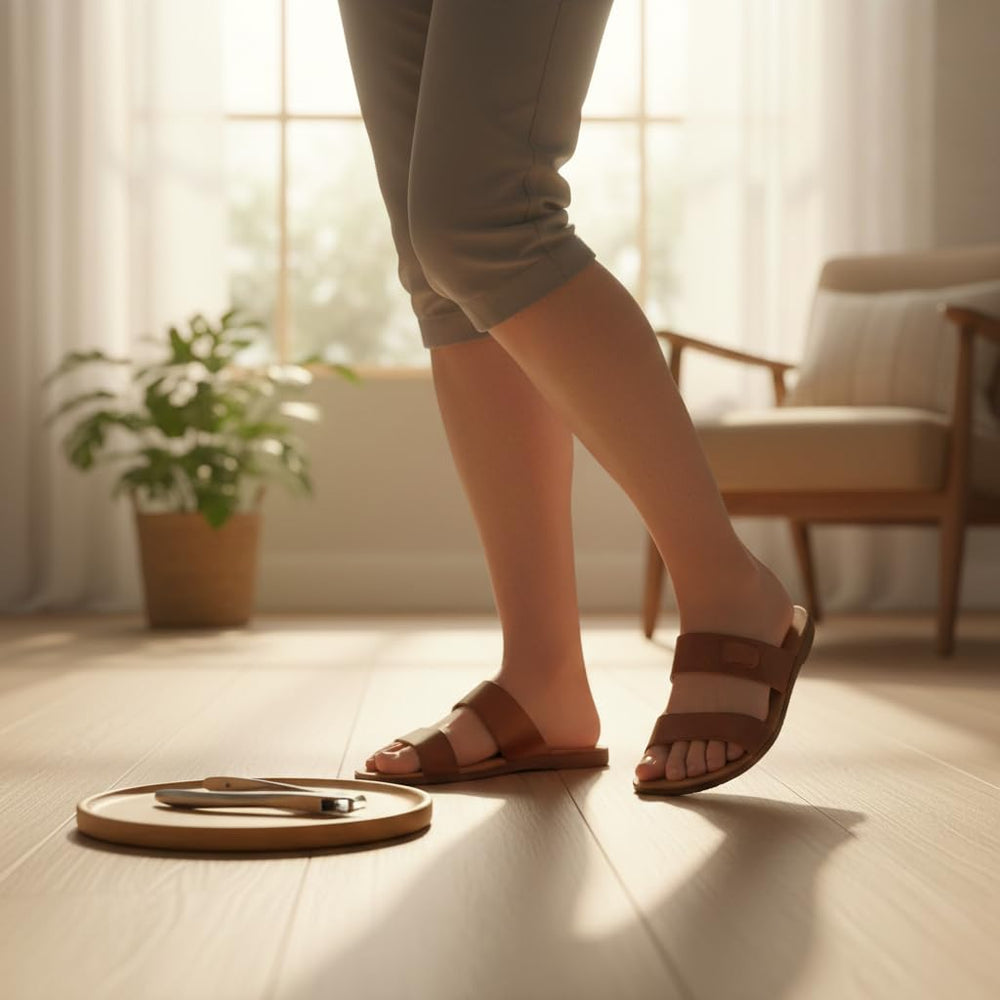 Jaws Podiatry compact pedicure tool for home use, ready for quick grooming.