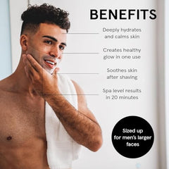 JAXON LANE Bro Mask ingredients niacinamide and hyaluronic acid target even tone.