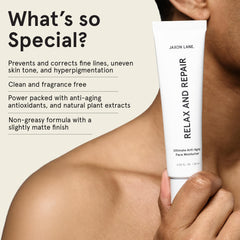 JAXON LANE Relax and Repair in a morning routine for hydrated, even-toned skin.