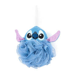Jay Franco Disney Lilo & Stitch loofah with a 6-inch hanging strap for easy storage