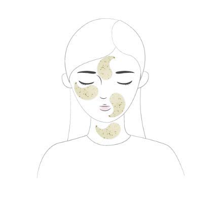 JAYJUN JJ Green Tea Eye Patch swatch reveals the cooling hydrogel texture.