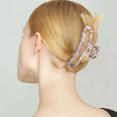 Jayongnee clip large rectangle hair clip colors match outfits and moods.
