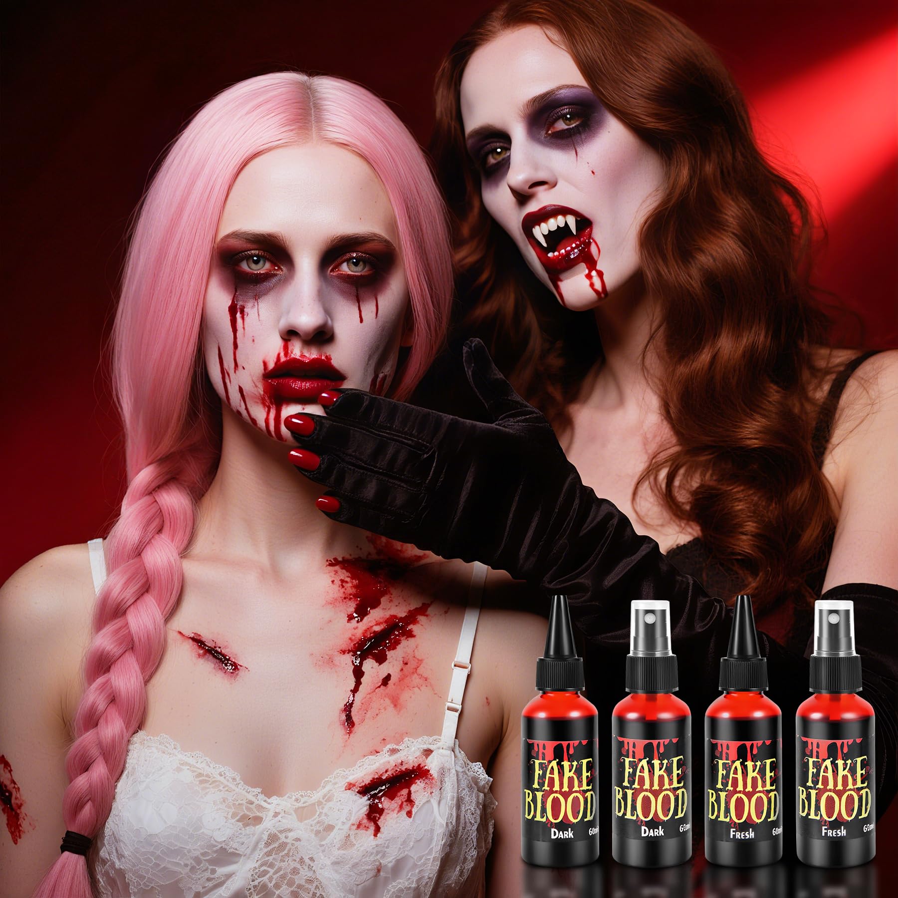JAYUWE fresh red spray blood for vivid gore effects