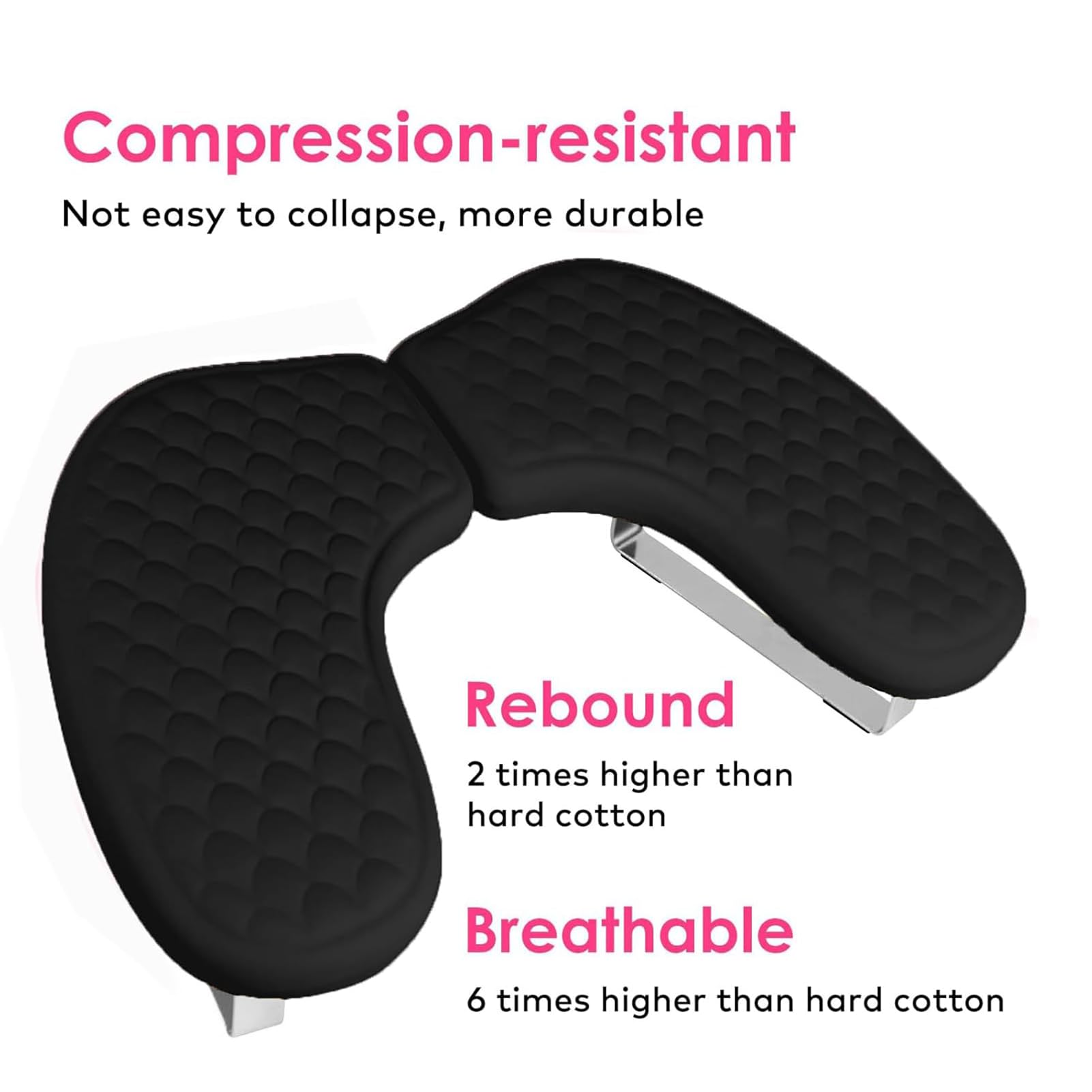Jazalz arm rest tilt 15 degrees promotes relaxed posture during long manicures.