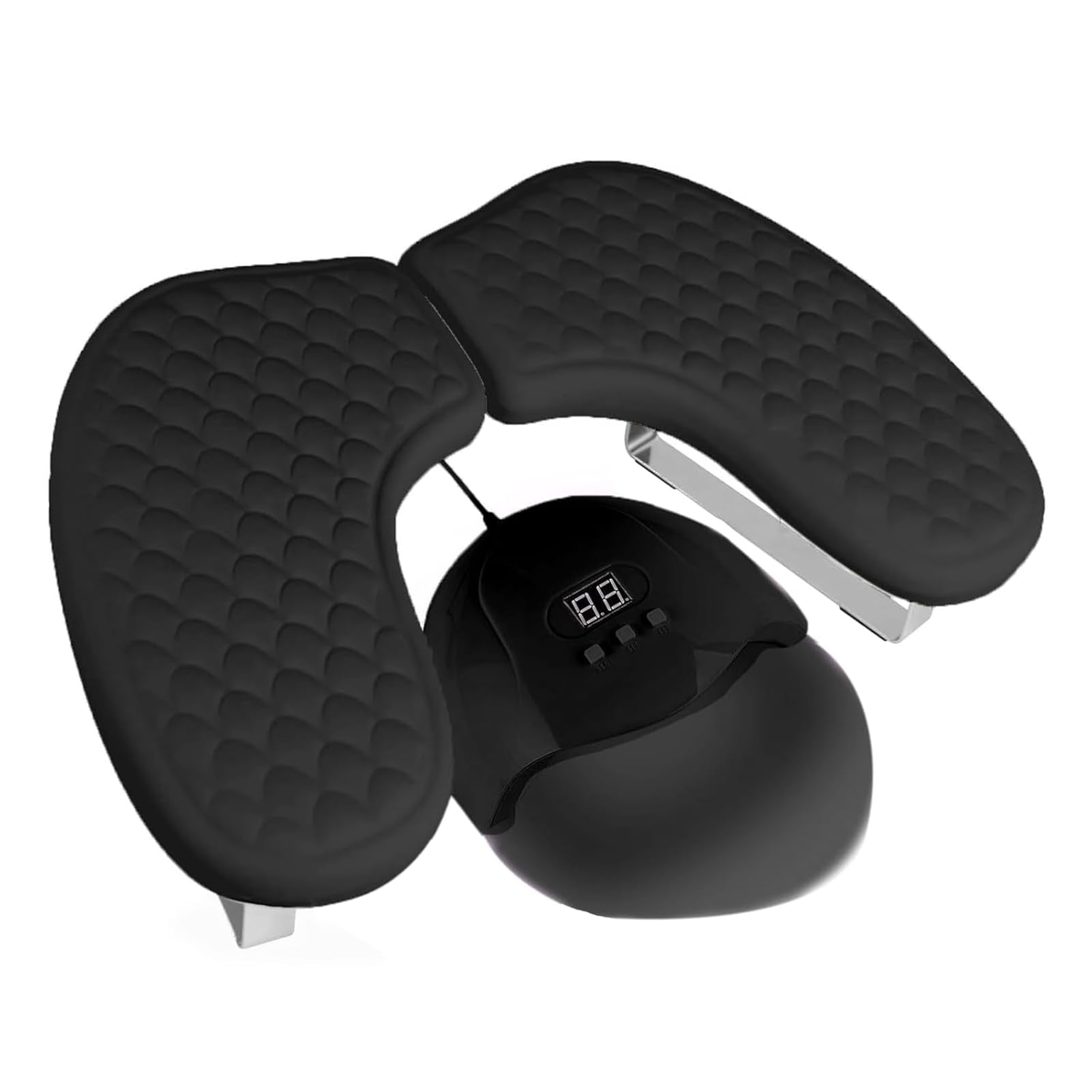 Jazalz arm rest u-shape design provides ergonomic comfort during sessions.