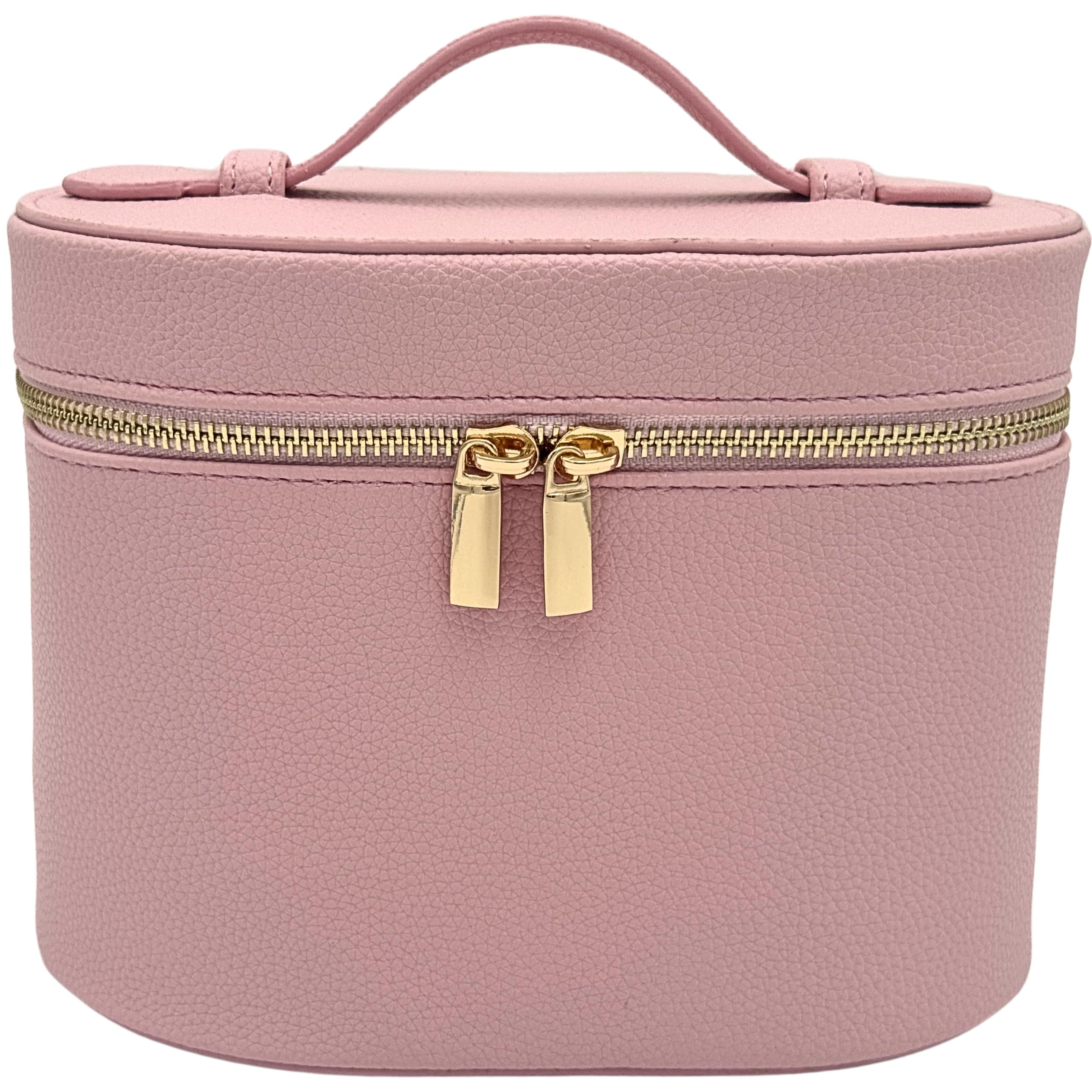 JAZD vanity case makeup bag top handle enables quick grab-and-go organization for travel