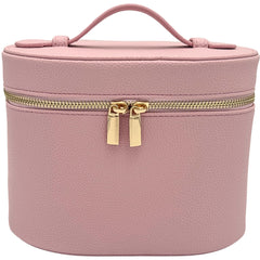 JAZD vanity case makeup bag top handle enables quick grab-and-go organization for travel