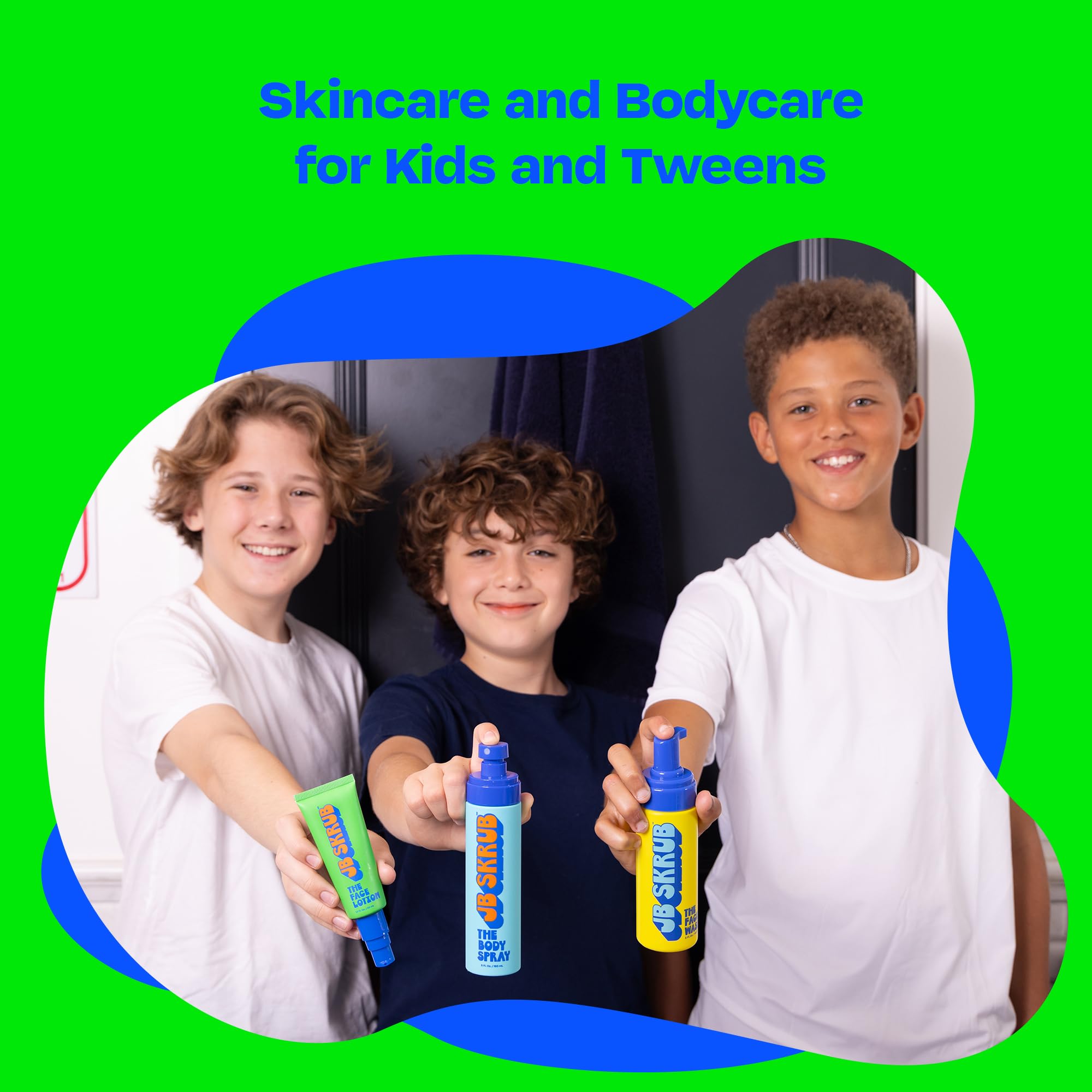 JB SKRUB body wash citrus scent elevates morning routine with a bright aroma.