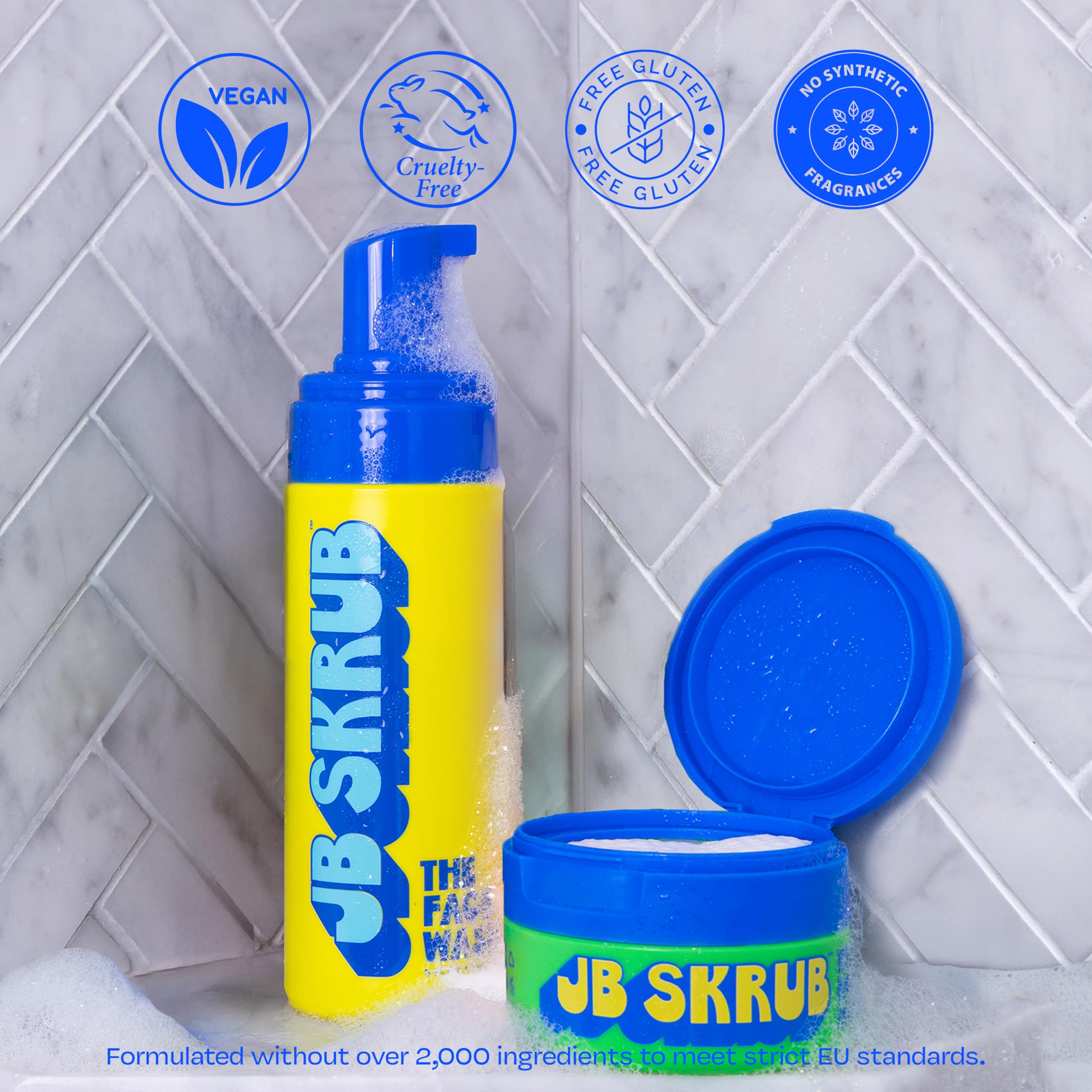 JB SKRUB Teen skincare routine setup, simple steps for growing skin.