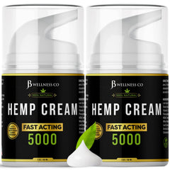 JB Wellness Co Hemp Cream 2-pack offers value and convenience for skincare routines.