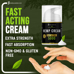 JB Wellness Co Hemp Cream ingredients Neem and Turmeric for soothing skin nourishment.
